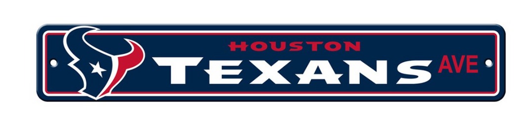 Houston Texans Street  Sign
