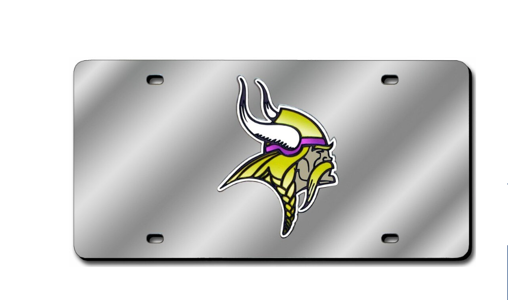 Minnesota Vikings License Plate Laser Cut