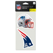 New England Patriots Perfect Cut Decal (Set of 2), 4