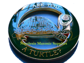Are You A Turtle? Alloy Zinc Car Emblem