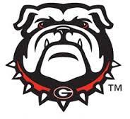 Georgia Bulldogs Decal New Dawg Face 4