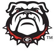 Georgia Bulldogs Decal New Dawg Face 3