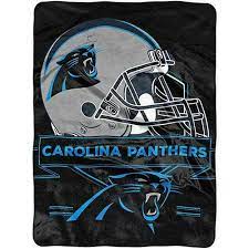 Carolina Panthers Blanket 60x80 Raschel Design