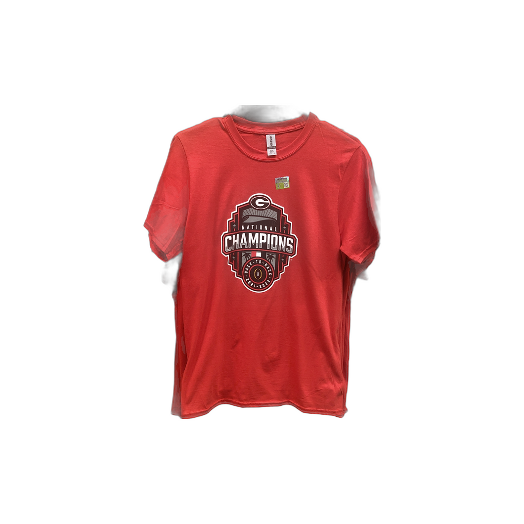 Georgia Bulldogs 2022 National Champions Adult Size T-Shirt