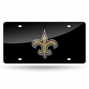 New Orleans Saints License Plate Laser Cut