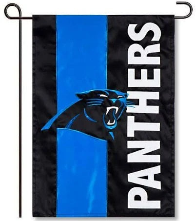 Carolina Panthers Garden Flag 2-Sided Embellish